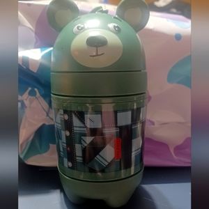 8oz Green kids Bear storage container
